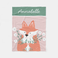 Illustration Fox Fleurs d'odeur personnalisée