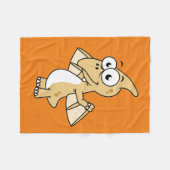 Couverture Polaire Illustration Mignonne D'Un Pterodactyl. 2 (Devant (Horizontal))