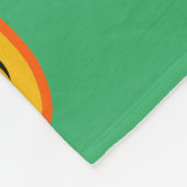 Couverture Polaire Illustration Mignonne D'Un Stegosaurus. (Coin)