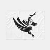 Couverture Polaire Illustration Of Jesus Christ Shadow With Open Arms (Devant (Horizontal))