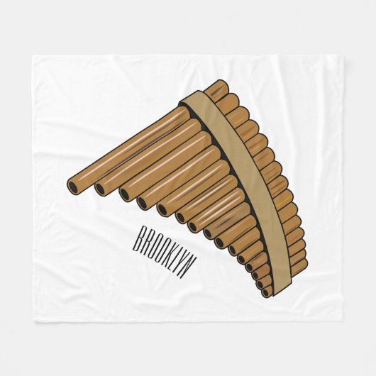 Couverture Polaire Illustration Pan flûte / panpipes (Devant (Horizontal))