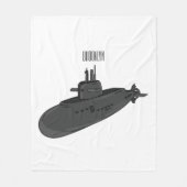 Couverture Polaire Illustration sous-marine (Devant)