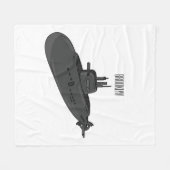 Couverture Polaire Illustration sous-marine (Devant (Horizontal))