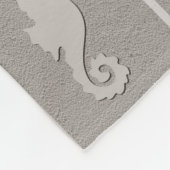 Couverture Polaire Illustration thématique marine (Coin)