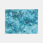 Couverture Polaire illustration turquoise (Devant (Horizontal))