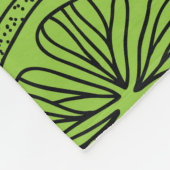 Couverture Polaire Illustration vintage des tranches de citron. (Coin)