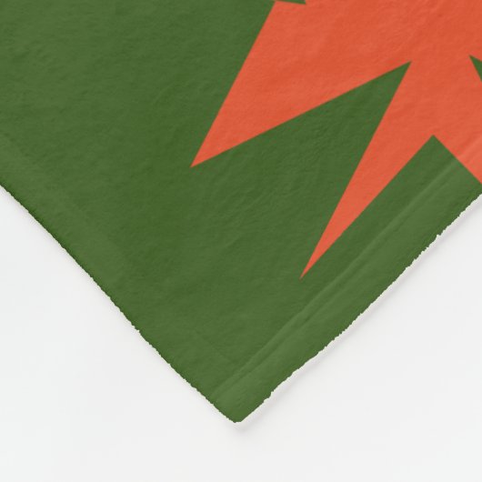 Couverture Polaire Illustration Zigzag (Coin)