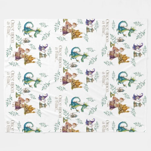 Couverture Polaire Illustrations de contes de fées classiques pour en (Devant (Horizontal))