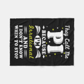 Couverture Polaire Ils appellent Pi Math Irrationnelle Math Geek Math (Devant (Horizontal))