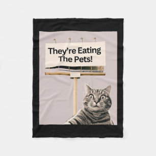 Couverture Polaire Ils mangent Les Animaux Chiens Chats Nous ne mange