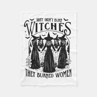 Couverture Polaire Ils N'Ont Pas Brûlé Les Sorcières Femmes Féminisme