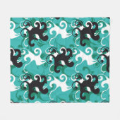 Couverture Polaire Ilu vintage qualitatif motif Abstrait (Devant (Horizontal))