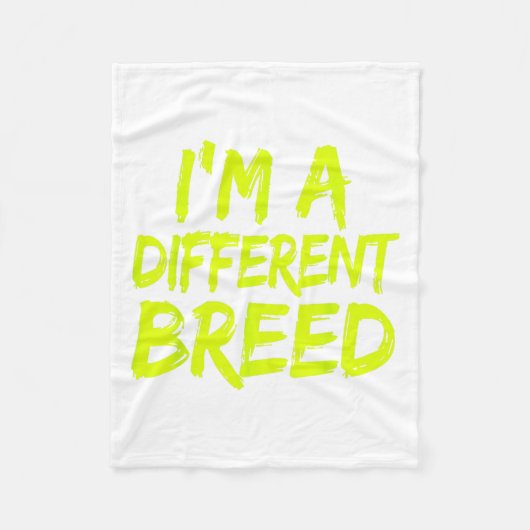 Couverture Polaire I'm A Different Breed _ Ec Motivational Work Out  (Devant)