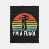 Couverture Polaire I'm A Fungi Shirt Funny Mushrooms Fun Guy Pun Biol (Devant)