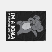 Couverture Polaire I'm A Koala In A Human Costume Funny Koala (Devant (Horizontal))