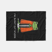 Couverture Polaire I'm Burnt Out M'lord Funny Knight Frog Meme Boys M (Devant (Horizontal))