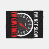 Couverture Polaire I'm Governed Speed Limiter Funny Trucker Truck Dri (Devant (Horizontal))