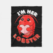 Couverture Polaire I'm Her Lobster Matching Couple Valentine's Day Wo (Devant)