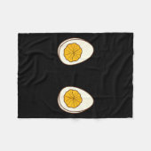 Couverture Polaire I'm Just Here For The Deviled Eggs Funny Couple  (Devant (Horizontal))