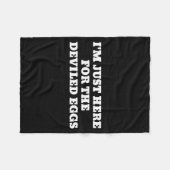 Couverture Polaire I'm Just Here For The Deviled Eggs Funny Couple Ma (Devant (Horizontal))
