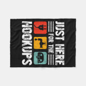 Couverture Polaire I'm Just Here For The Hook Funny Camp Rv Camper Ca (Devant (Horizontal))