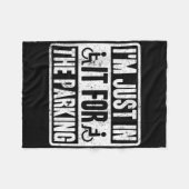 Couverture Polaire Im Just In It For The Parking Funny Wheelchair Dis (Devant (Horizontal))