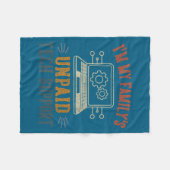 Couverture Polaire I'm My Family's Unpaid Tech Suprt Funny Computer  (Devant (Horizontal))