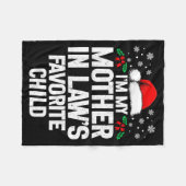 Couverture Polaire I'm My Mother In Law's Favorite Child Funny Christ (Devant (Horizontal))