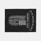 Couverture Polaire I'm My Mother In Law's Favorite Child Funny Mother (Devant (Horizontal))