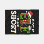 Couverture Polaire I'm Not An Elf Im Just Short Funny Men Women Chris (Devant (Horizontal))
