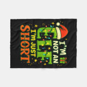 Couverture Polaire Im Not An Elf Just Short Funny Christmas Xmas Men  (Devant (Horizontal))
