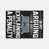 Couverture Polaire I'm Not Arguing I'm Just Explaining Why It Wasn't  (Devant (Horizontal))