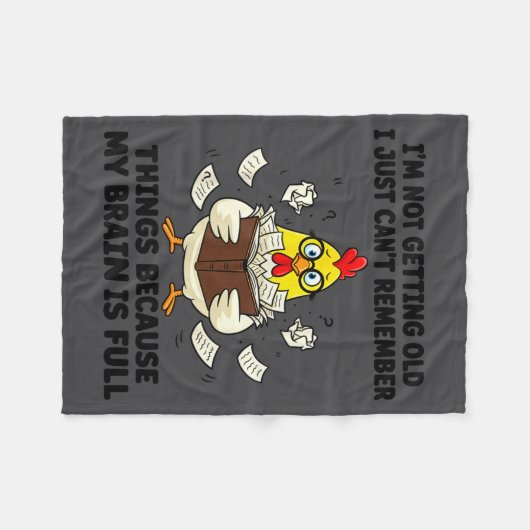 Couverture Polaire I'm Not Getting Old I Just Can't Remember Things B (Devant (Horizontal))