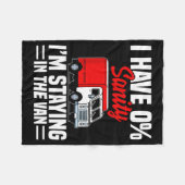 Couverture Polaire I'm Staying In Tha Van Phasmophobia Funny Gamer Me (Devant (Horizontal))