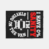 Couverture Polaire I'm Staying In Tha Van Phasmophobia Funny Man Wome (Devant (Horizontal))