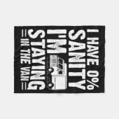 Couverture Polaire I'm Staying In Tha Van Phasmophobia Gamer Man Wome (Devant (Horizontal))