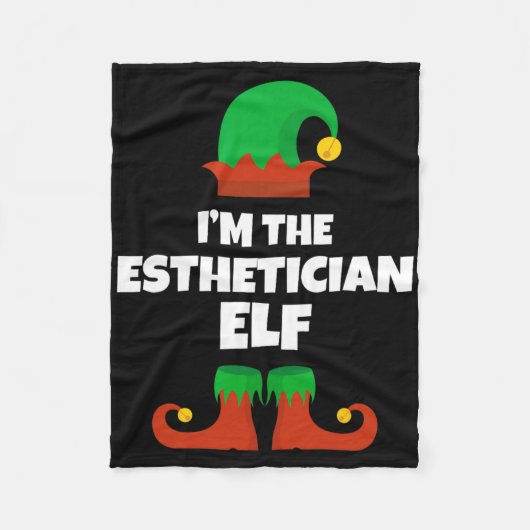 Couverture Polaire I'm The Esthetician Elf Family Pajama Christmas Be (Devant)