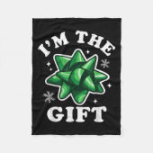 Couverture Polaire I'm The Gift - Drôle laide pull de Noël - Noël (Devant)