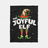 Couverture Polaire I'm The Joyful Elf Family Matching Group Christmas (Devant)