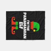 Couverture Polaire I'm The Panamanian Elf Family Pajama Christmas Fun (Devant (Horizontal))