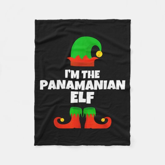 Couverture Polaire I'm The Panamanian Elf Family Pajama Christmas Fun (Devant)