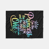 Couverture Polaire I'm The Princess The Problem And The Prize All Rol (Devant (Horizontal))