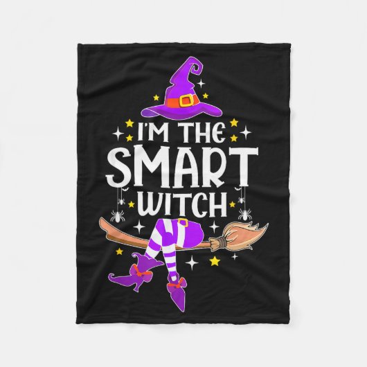 Couverture Polaire I'm The Smart Witch Halloween Matching Group Costu (Devant)