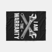 Couverture Polaire I'm The Warranty Auto Mechanic  (Devant (Horizontal))