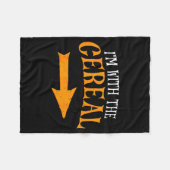 Couverture Polaire I'm With Cereal Halloween Costume Funny Couples Ce (Devant (Horizontal))