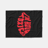 Couverture Polaire Im Your Tóxico Funny Toxic Bae Couple Relationship (Devant (Horizontal))