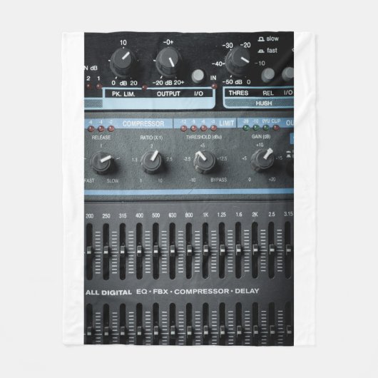 Couverture Polaire Image couleur de nombreux boutons dans un enregist (Devant)