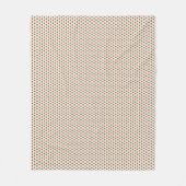 Couverture Polaire Image displaying a patterned fabric with a grid  (Devant)