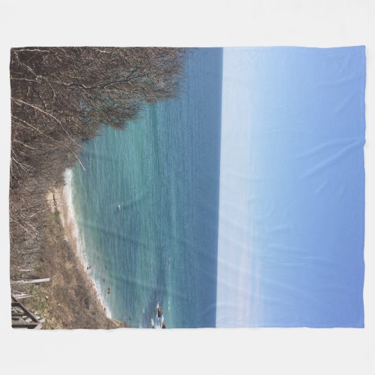 Couverture Polaire Image photo personnalisée personnalisée (Devant (Horizontal))