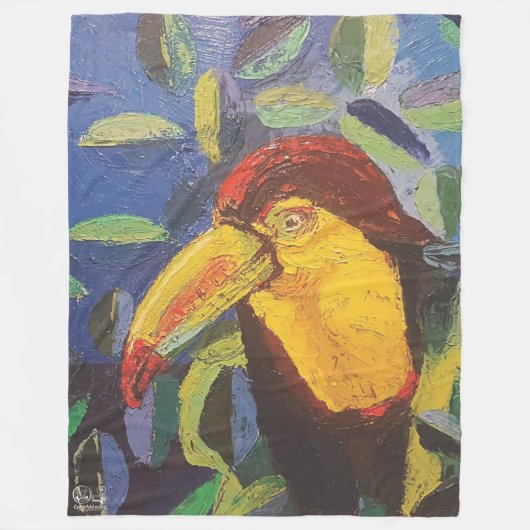 Couverture Polaire Imagen de mi obra arte Tucán (Devant)